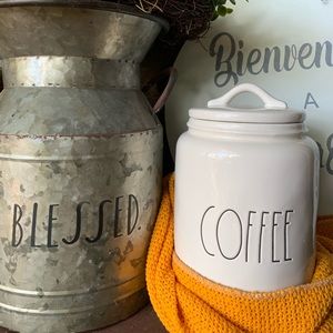 Rae Dunn LL large coffee canister